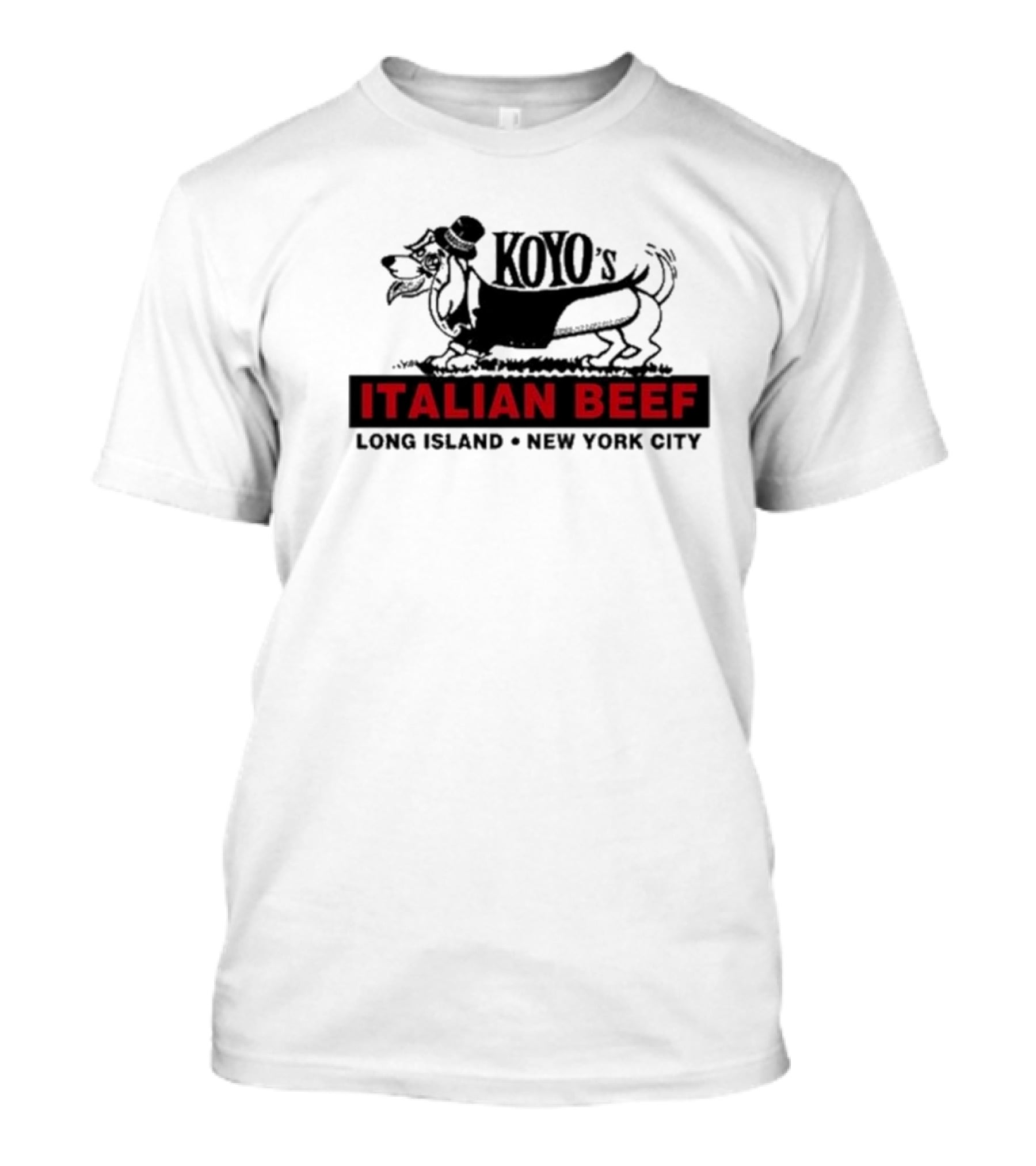 Koyo's Italian Beef Long Island New York City Dog T-Shirt
