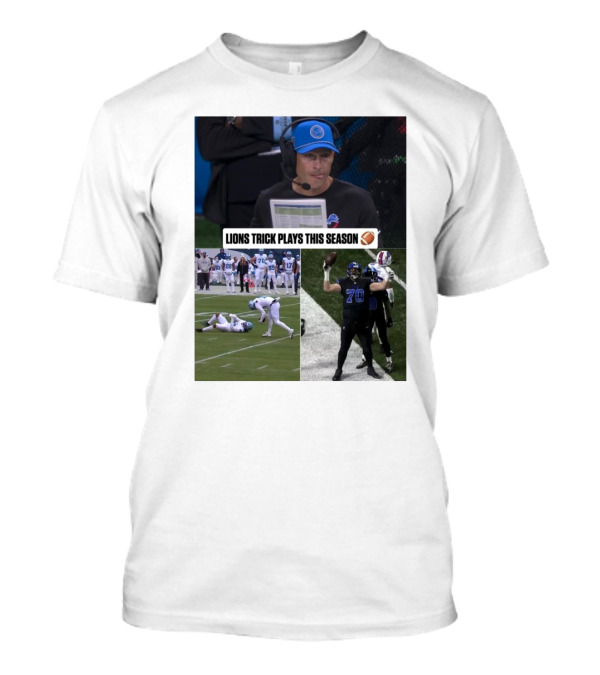 Lions Trick Plays This Season Football Washington Commanders Vs Detroit Lions NFL T-Shirt