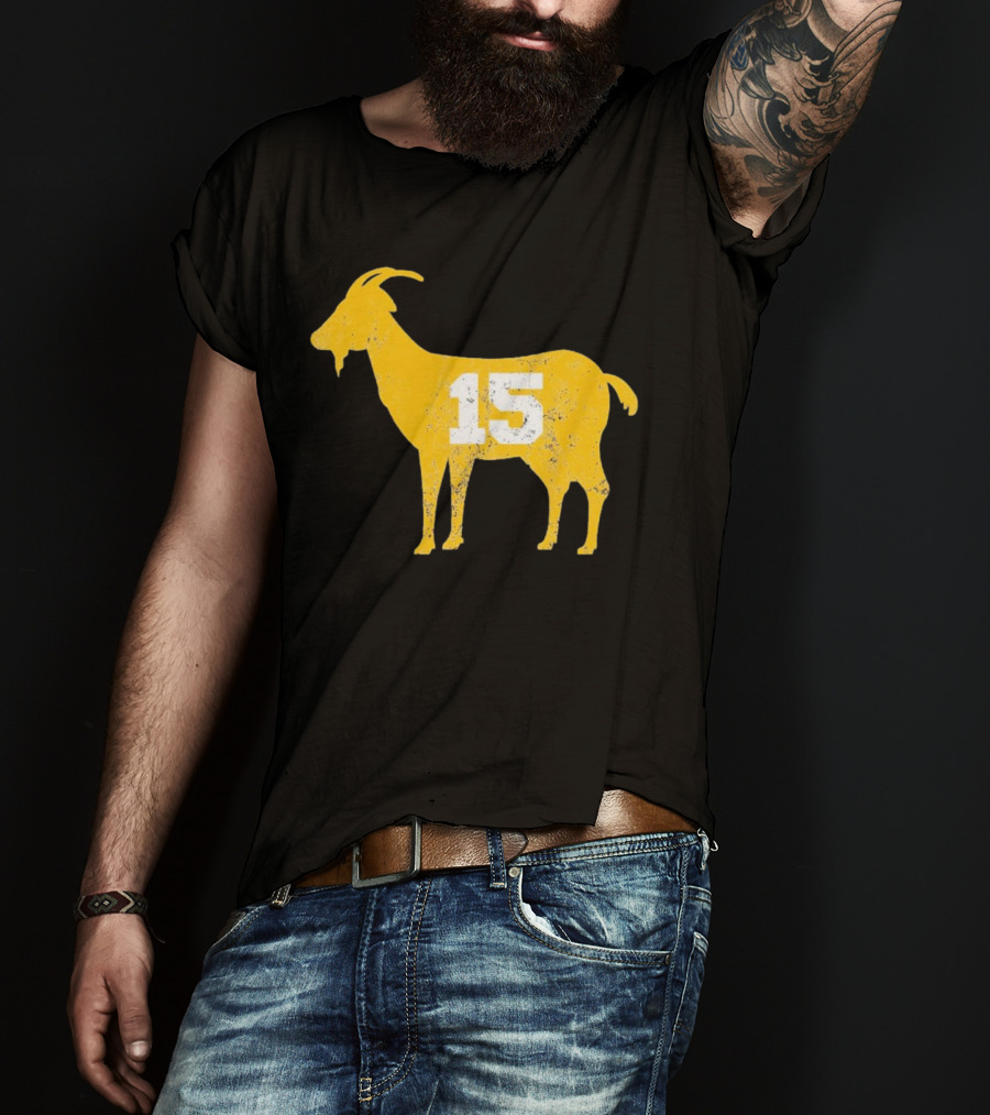 Goat 15 Yellow Silhouette Toddler Fine Jersey T-Shirt