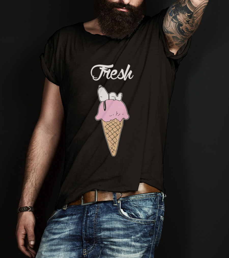 Fresh Snoopy Ice Cream Cone T-Shirt