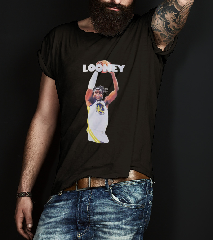 Looney Basketball Action Golden State Warriors 5 T-Shirt