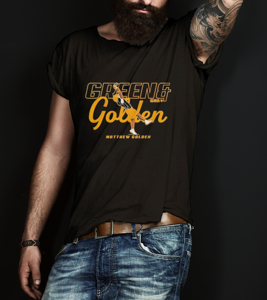 Green And Golden Matthew Golden Catch 88 T-Shirt