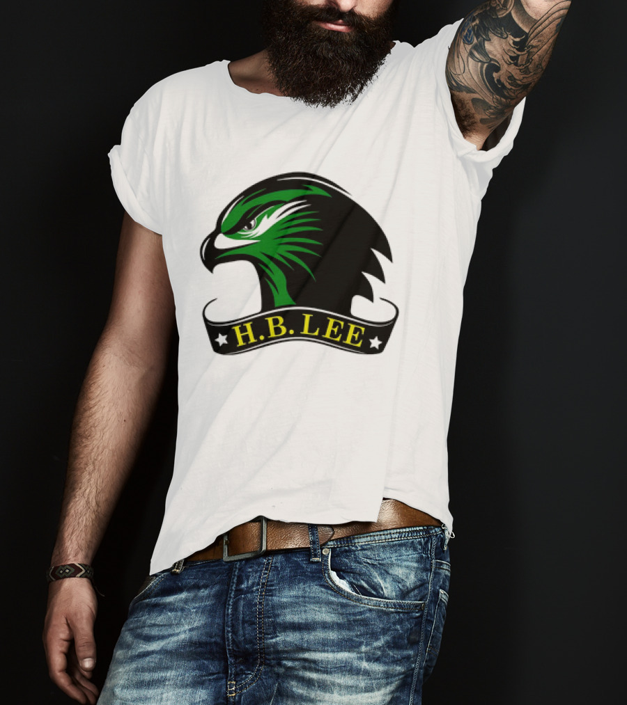 H.B. Lee Green Eagle Emblem T-Shirt