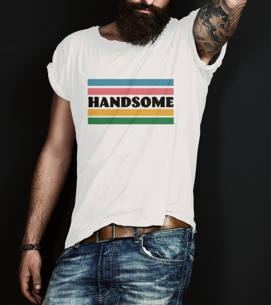 Handsome Podcast Handsome Ringer Funny Mom Rockbottuns Baseball Comedy Special T-Shirt