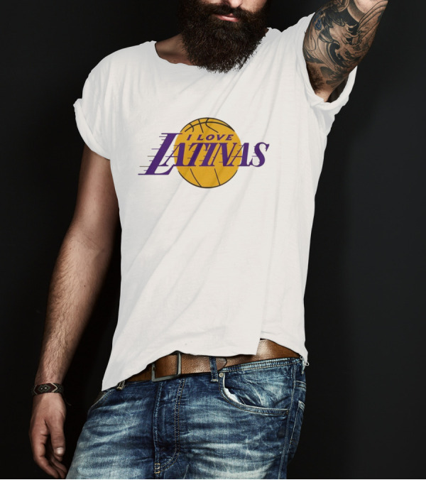 LA Basketball I Love Latinas T-Shirt