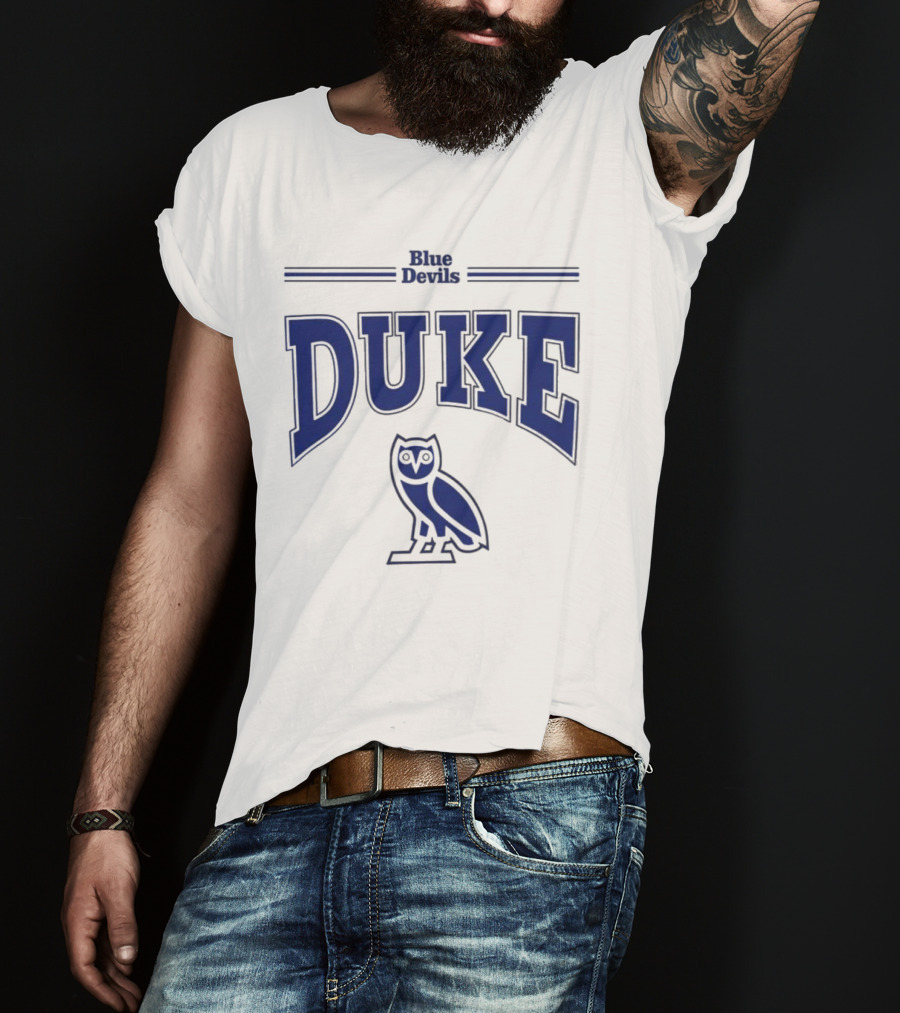 Jayson Tatum Ovo Duke Blue Devils Owl T-Shirt