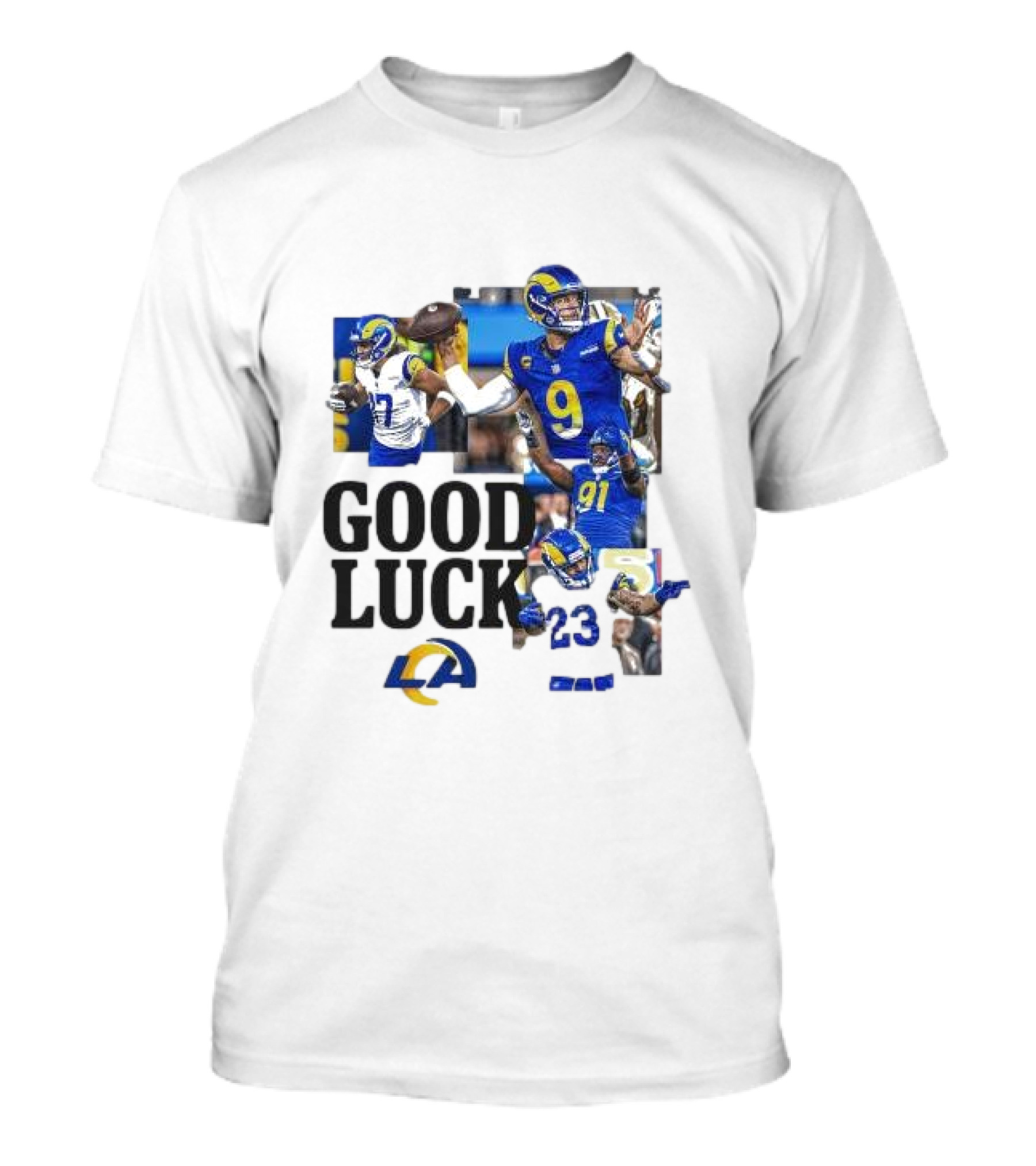 Los Angeles Rams Good Luck NFL Playoffs Est 1967 T-Shirt