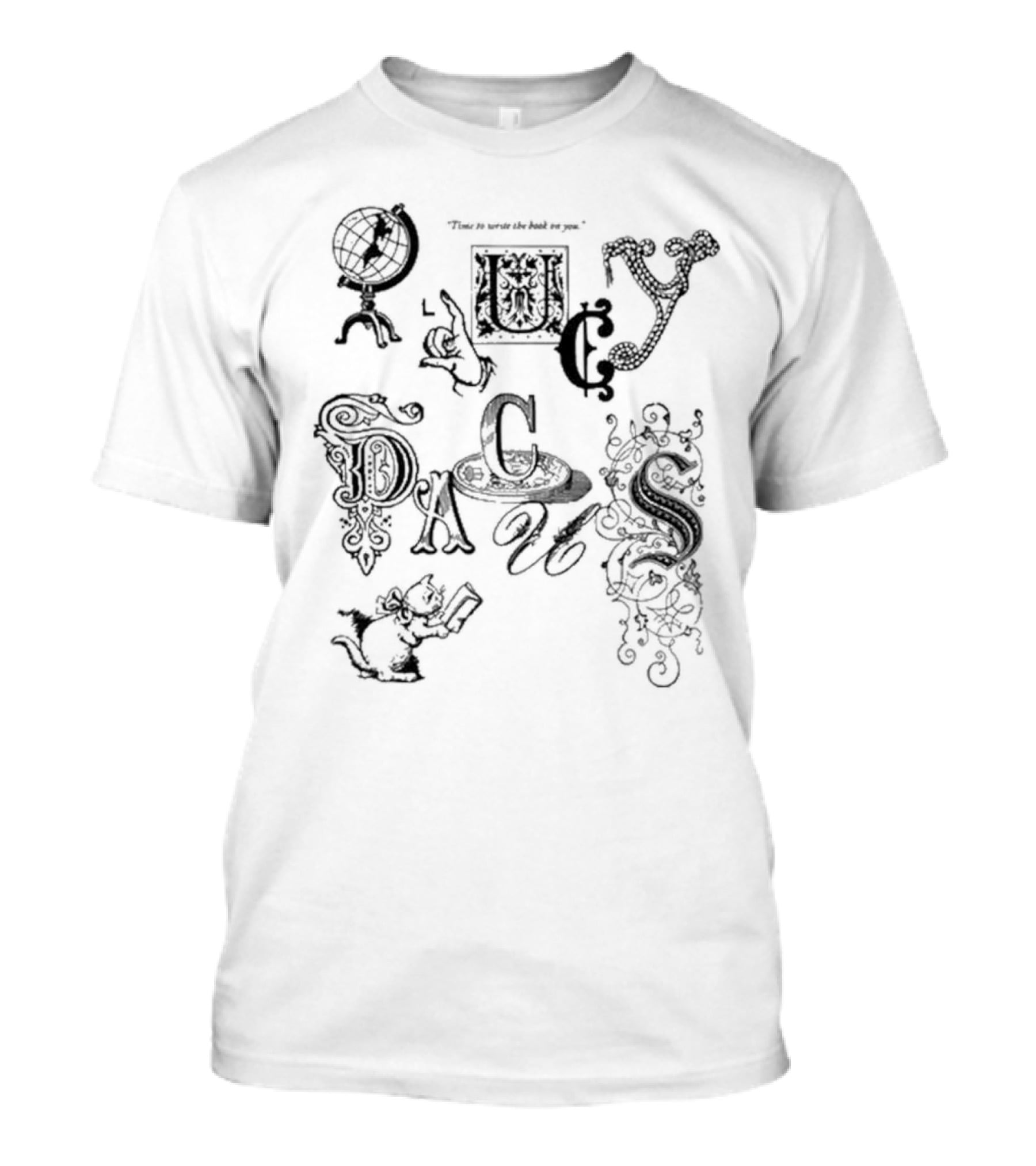 Lucy Dacus Write A Book On You 7-Inch Singles Characters T-Shirt