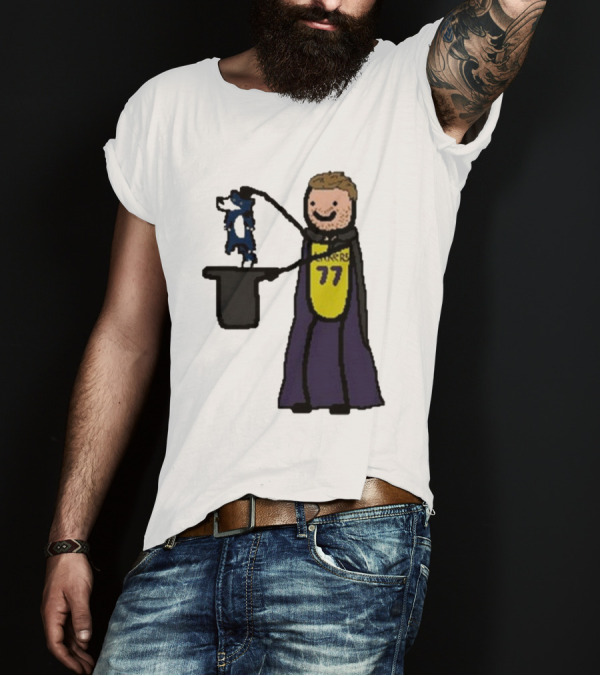 Luka Doncic 77 Lakers Magic Cartoon T-Shirt