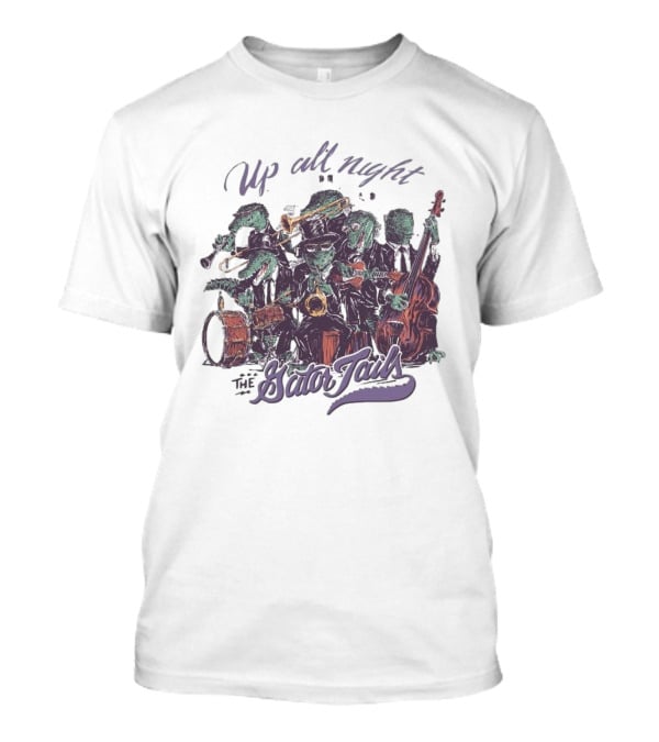 Up All Night With The Gator Jazz Band Mardi Gras T-Shirt