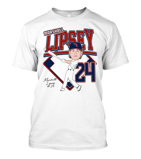 Marshall Lipsey 24 Baseball 2025 M. Reshold T-Shirt
