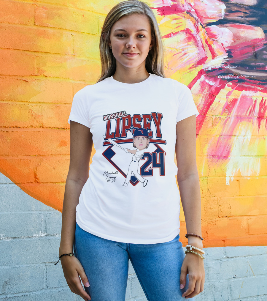 Marshall Lipsey 24 Baseball 2025 M. Reshold T-Shirt