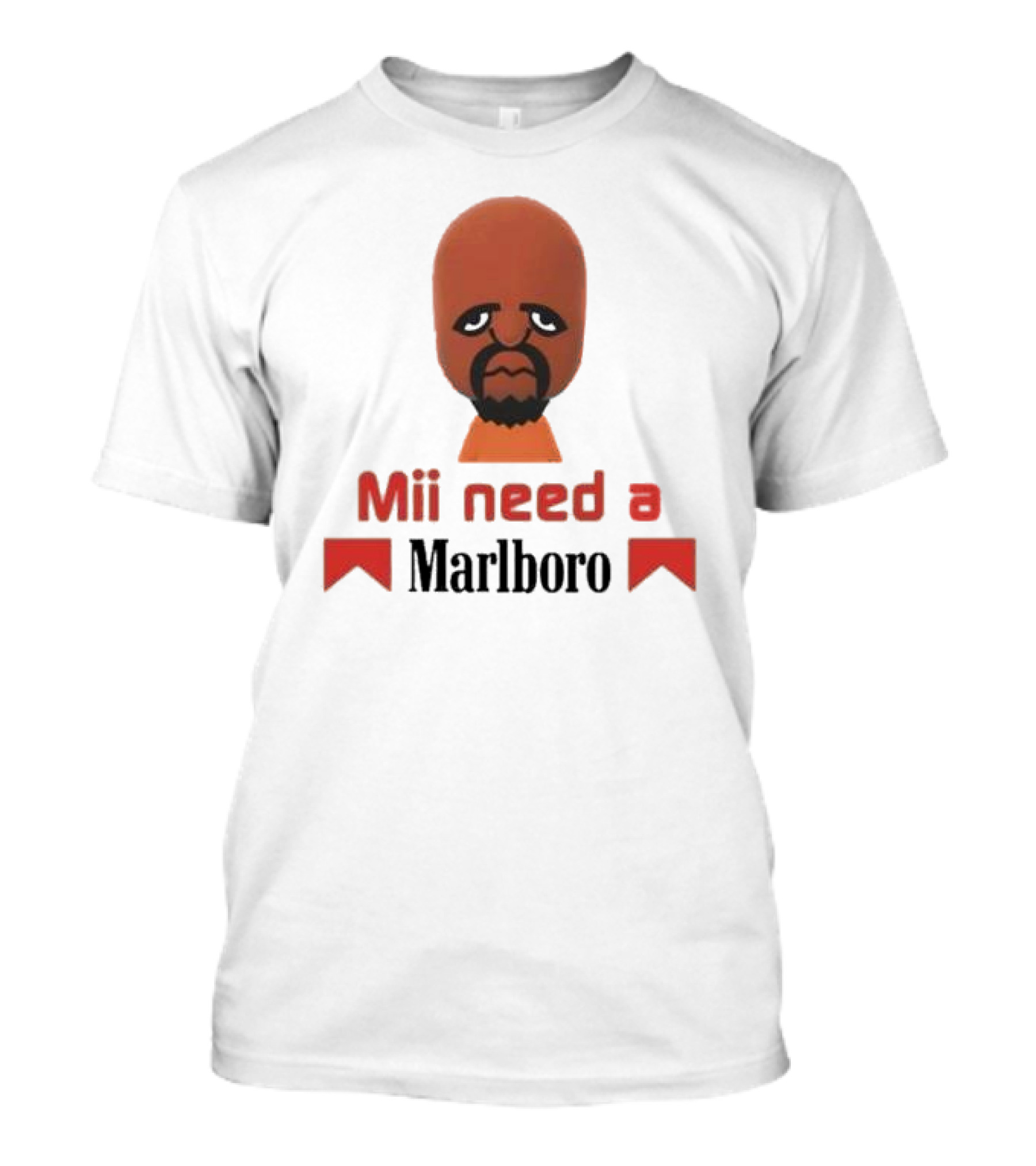 Mii Need A Marlboro Nintendo Parody T-Shirt
