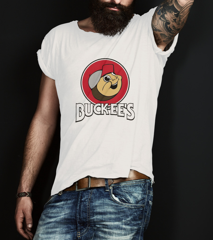 Ohio State Buckeyes Buc-ee's Beavers Retro Illustration T-Shirt