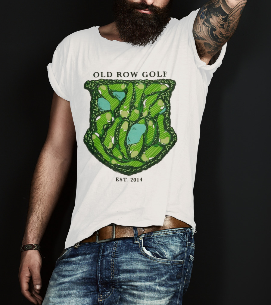 Old Row Golf Course Pigment Dyed T-Shirt