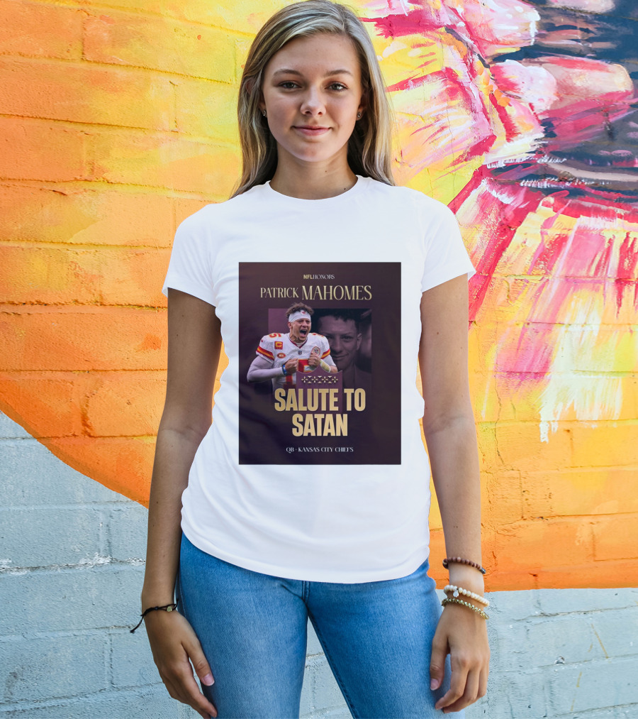 Patrick Mahomes NFL Honors Kansas City Chiefs QB Salute To Satan T-Shirt