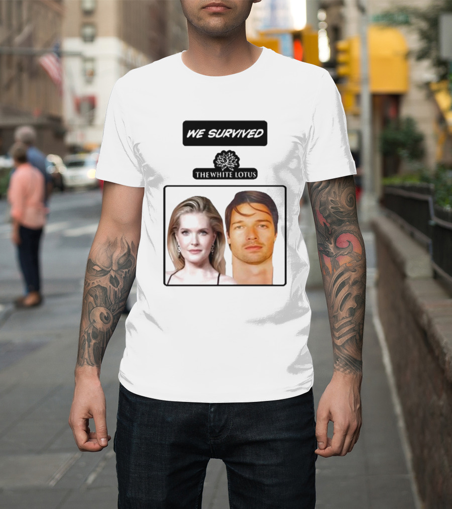 We Survived The White Lotus Patrick Schwarzenegger T-Shirt