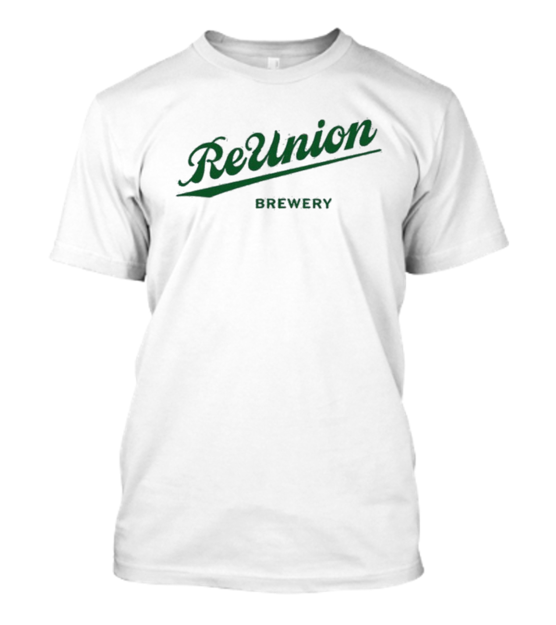 ReUnion Brewery Green Script Logo T-Shirt