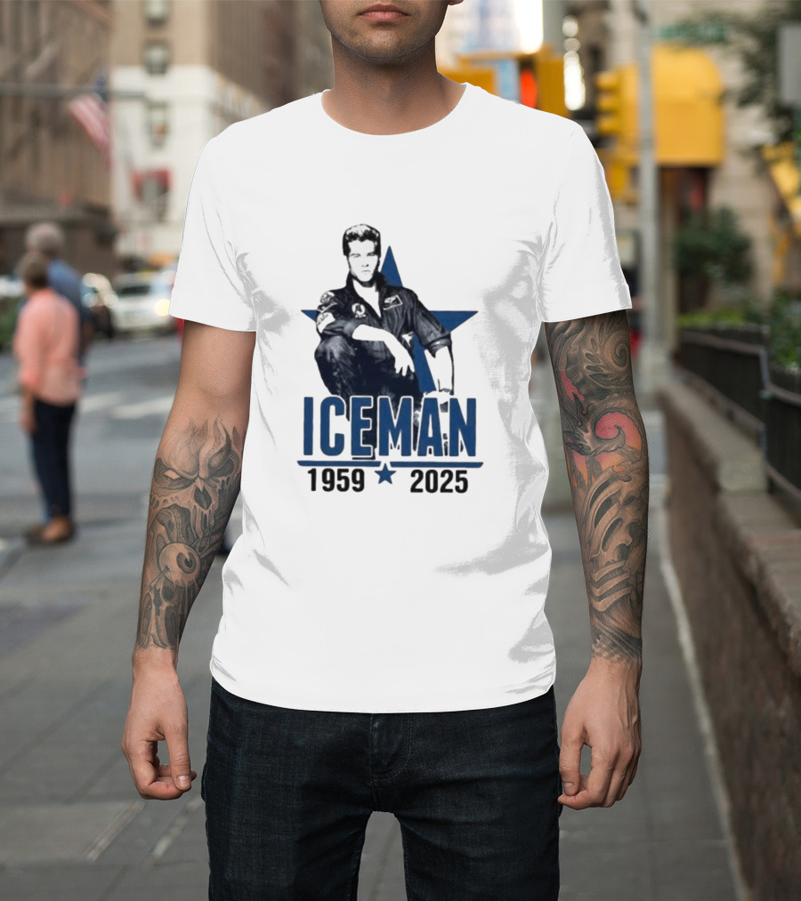 Val Kilmer 1959-2025 Iceman Top Gun T-Shirt