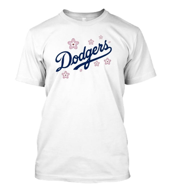 Takashi Murakami Dodgers 2025 Cherry Blossom Collaboration T-Shirt