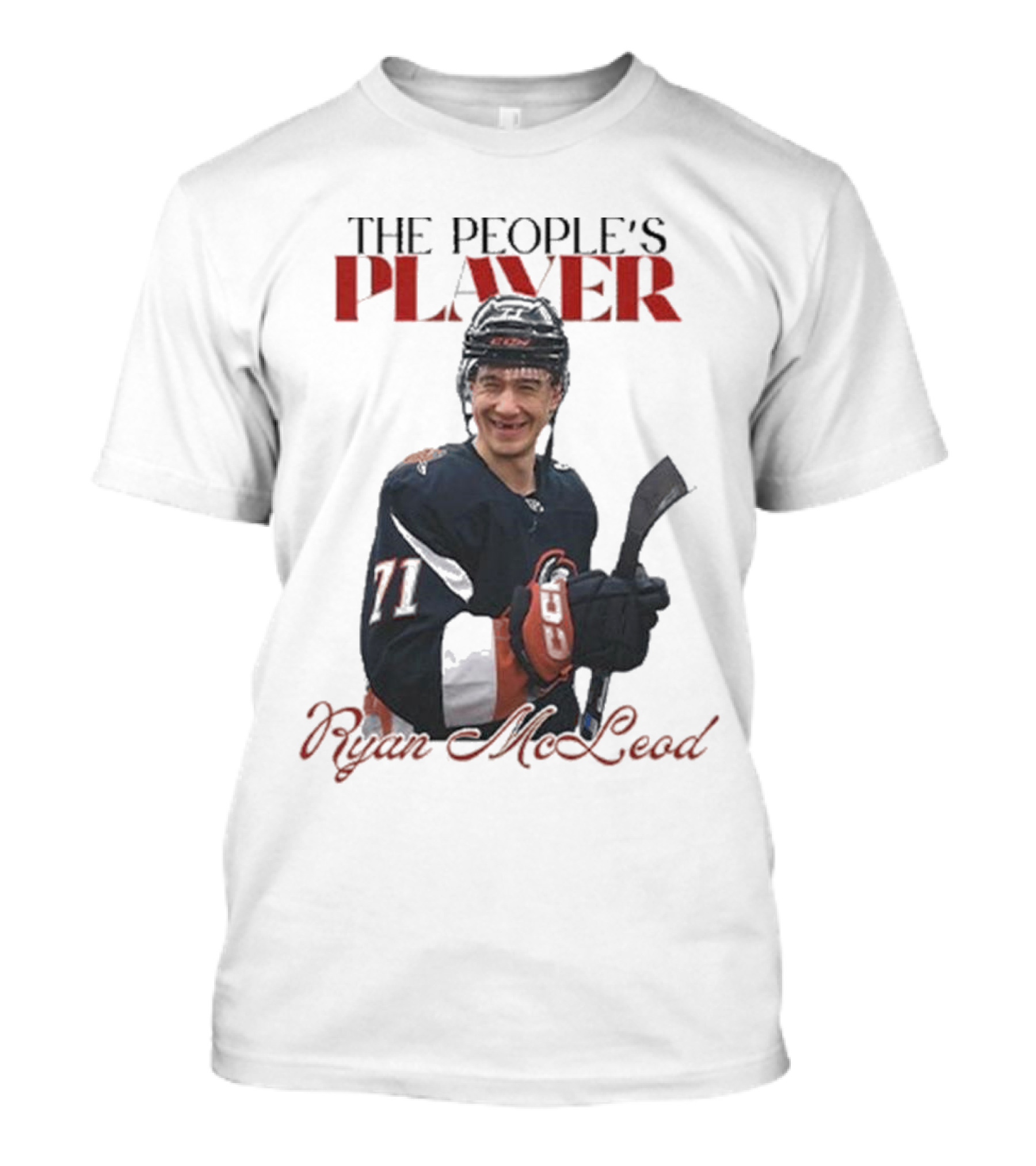 The People’s Player Ryan McLeod 71 Hockey Enthusiast T-Shirt