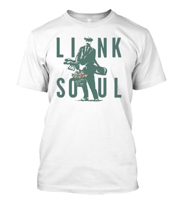 Link Soul Practice Makes Peaches Golfer With Golf Clubs And Peaches T-Shirt
