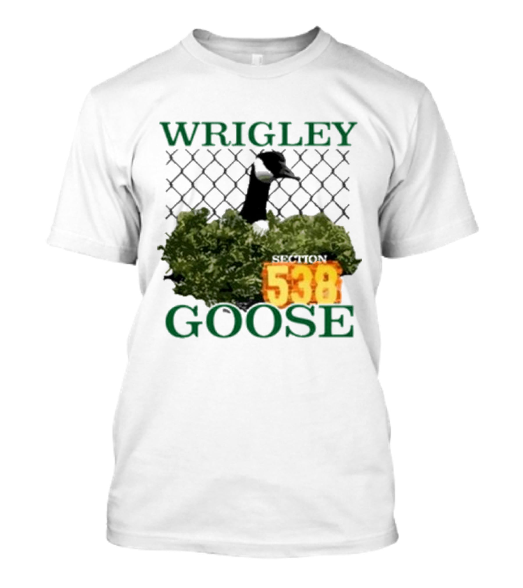 Wrigley Goose Section 538 Chicago Cubs Stadium Fan Apparel T-Shirt