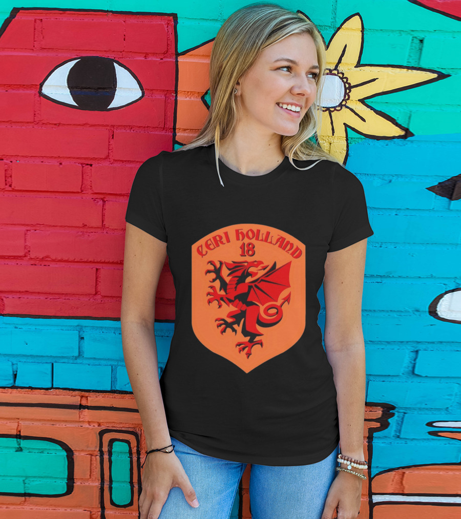 Ceri Holland 18 Red Dragon T-Shirt