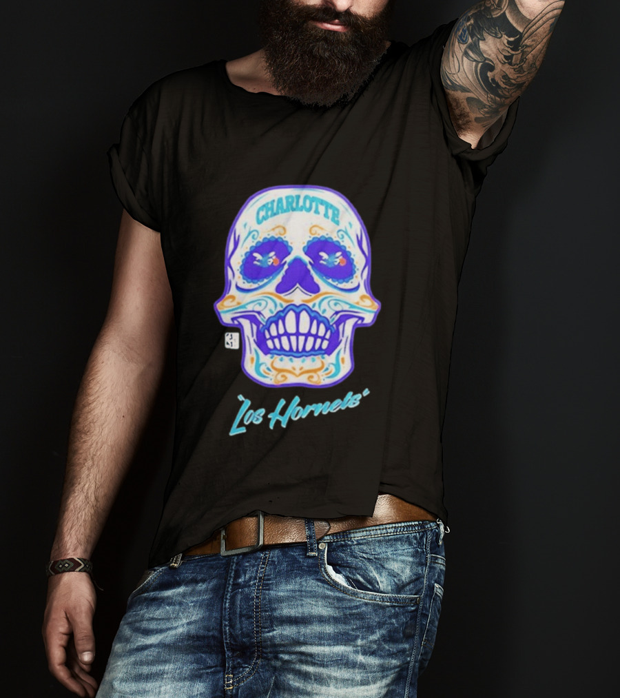 Charlotte Los Hornets Día De Los Muertos 2026 Celebration T-Shirt
