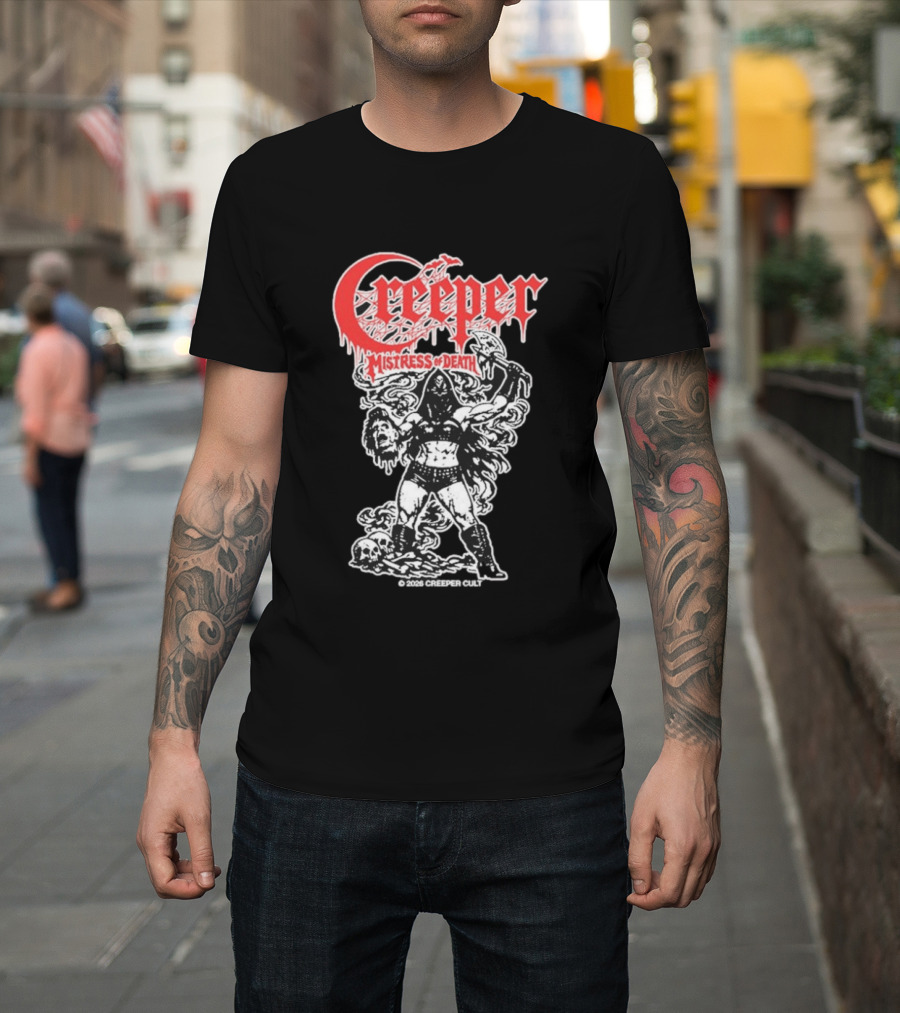 Creeper Mistress Of Death Creepercult 2023 T-Shirt