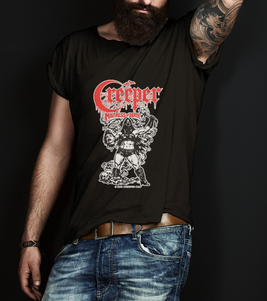 Creeper Mistress Of Death Creepercult 2023 T-Shirt
