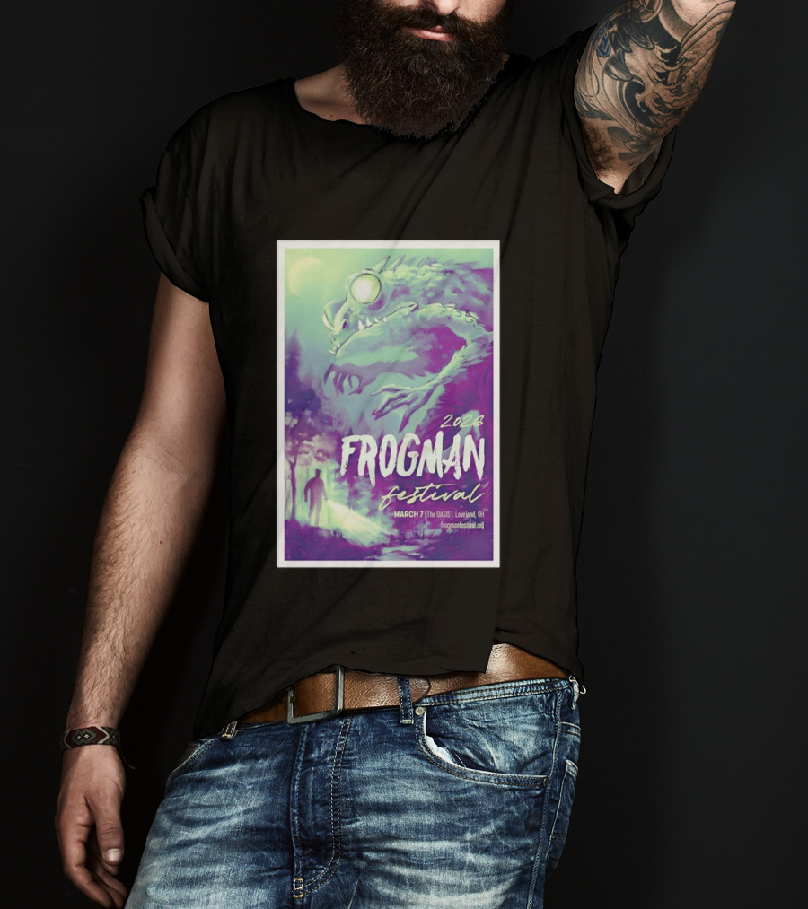 2026 Frogman Festival Loveland OH March 7 At The Oasis T-Shirt