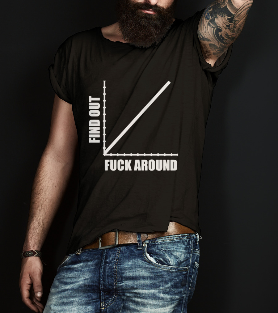 Find Out Fuck Around Graph FAFO T-Shirt