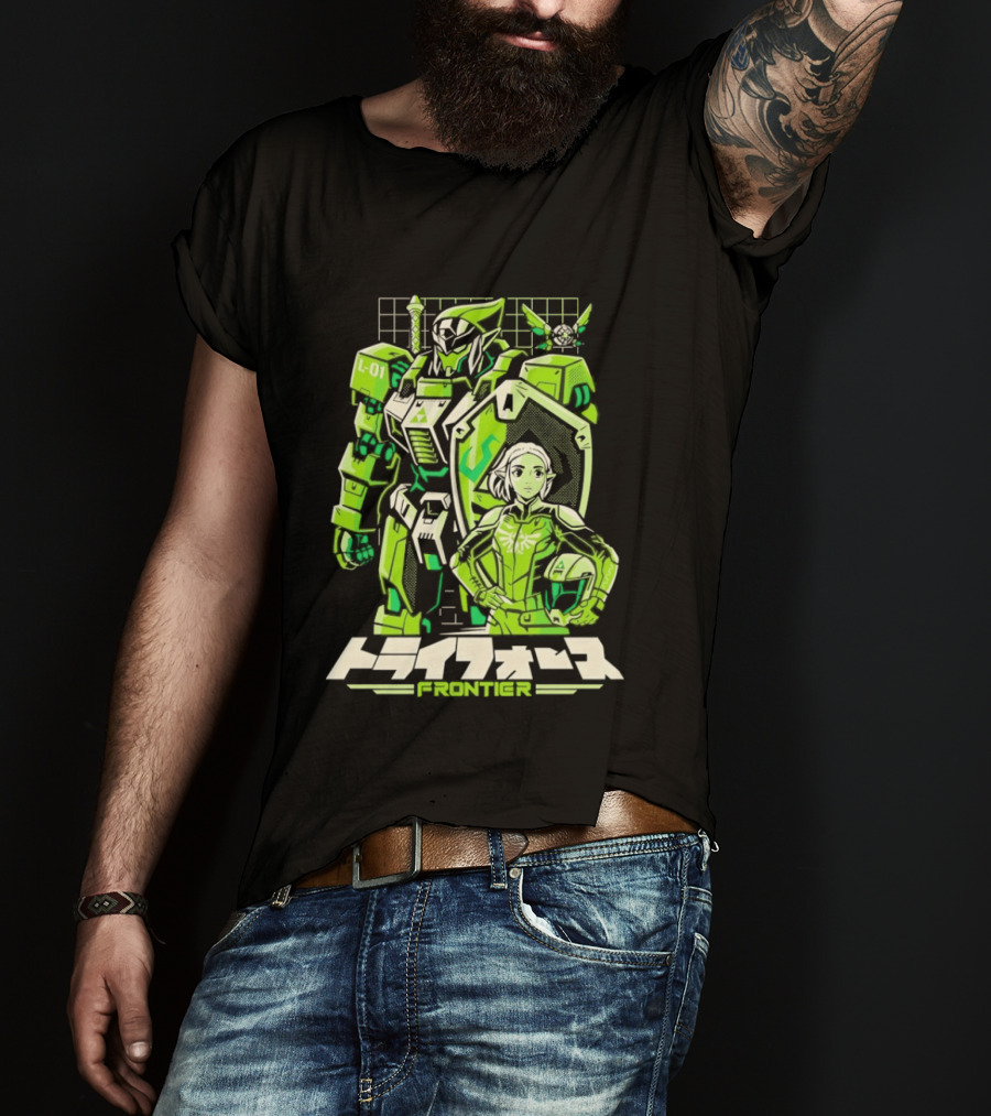 Hylian Mecha Triad Frontier Triforce L 01 Japanese T-Shirt
