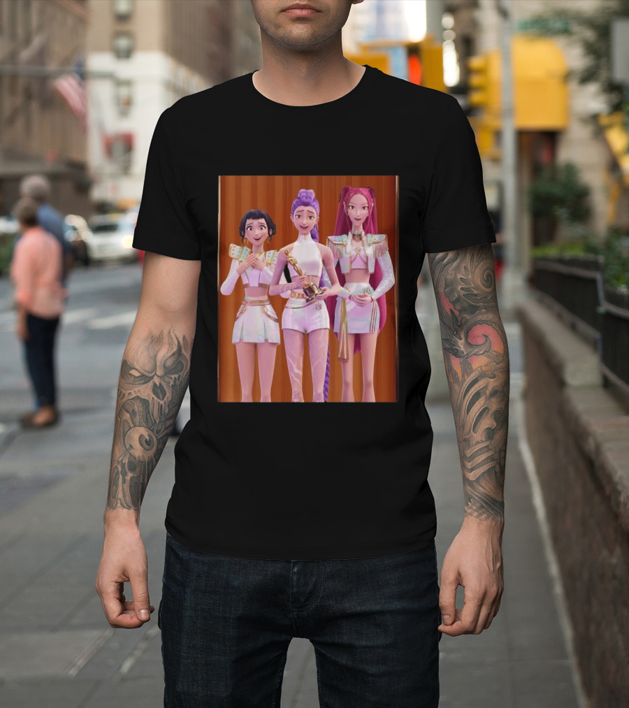K Pop Demon Hunters Animated Feature Film Oscar Winners T-Shirt