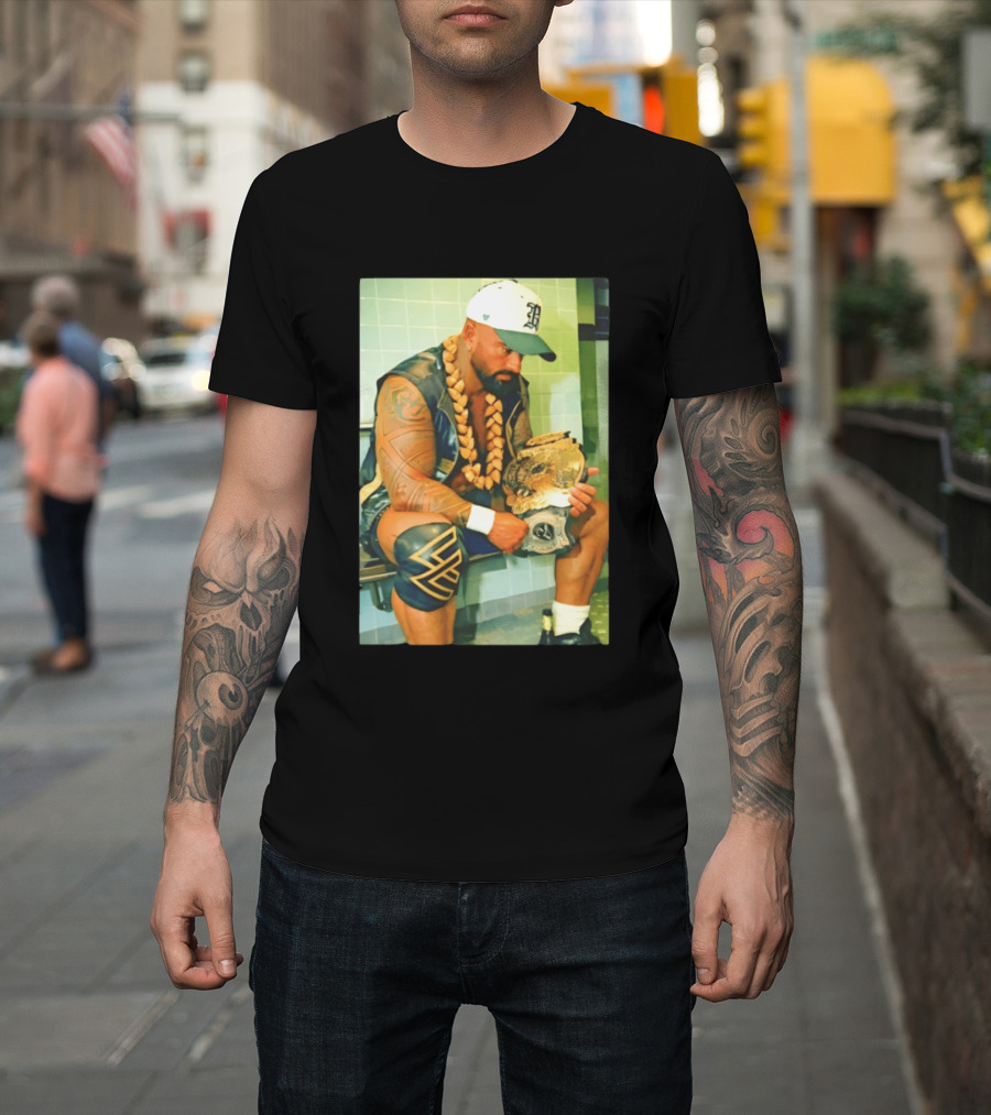 Kobe Carter Colby Carter Pro Wrestling Championship Belt And Beaded Necklace T-Shirt