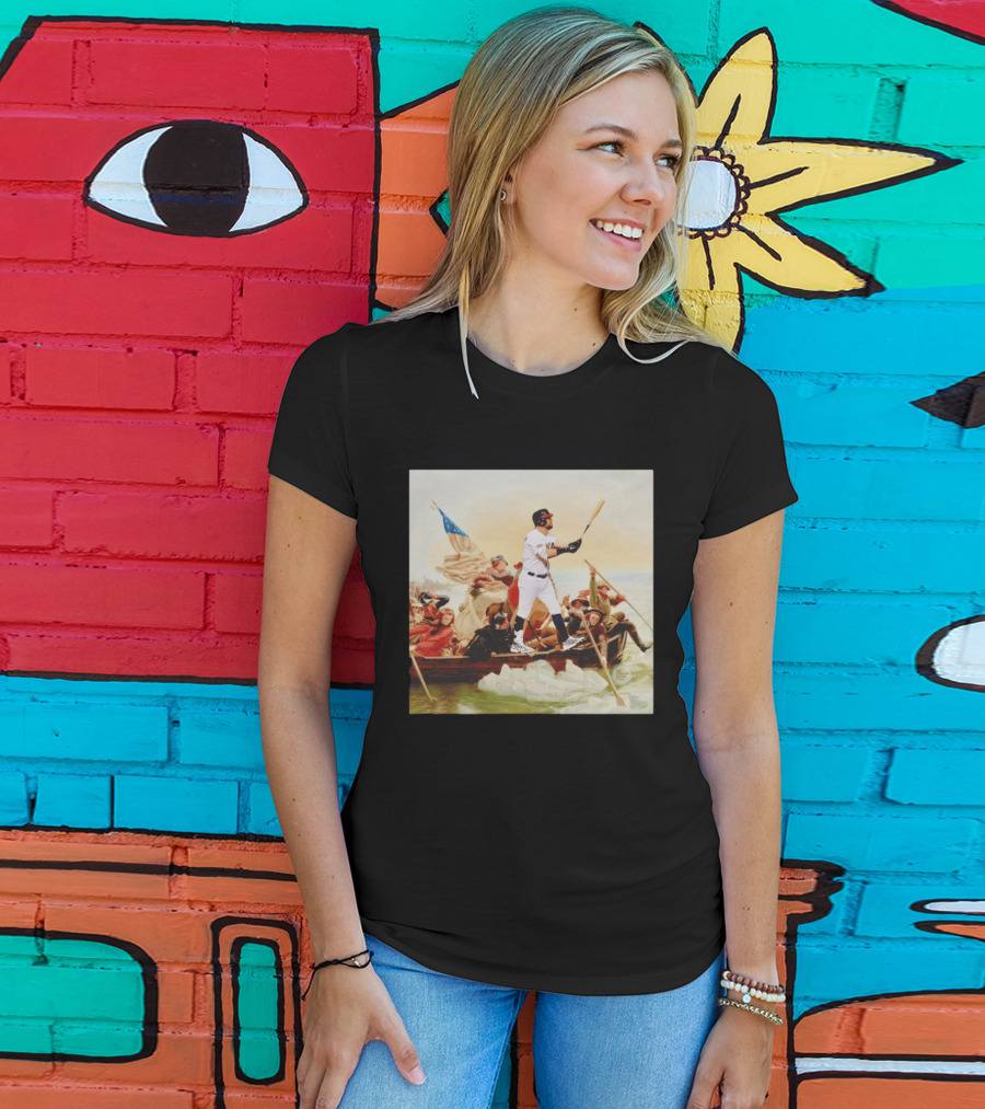 Kyle Schwarber USA Baseball Team Washington Crossing The Delaware T-Shirt