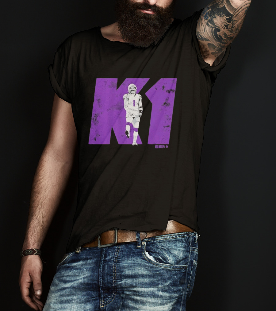 Kyler Murray K1 Purple Football Minnesota Player T-Shirt