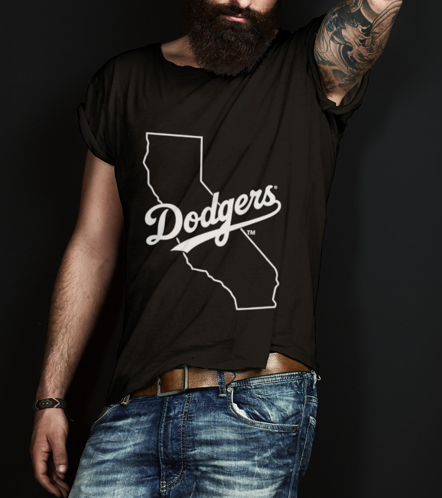 Los Angeles Dodgers California State T-Shirt