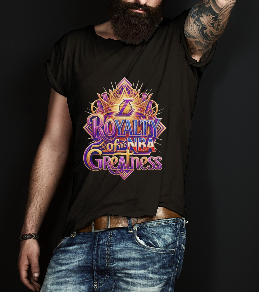 Los Angeles Lakers L Royalty Of The NBA Greatness T-Shirt