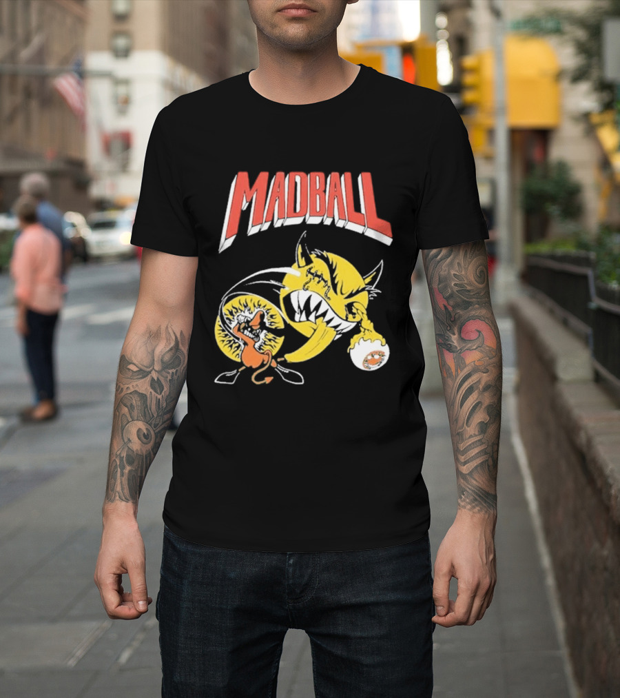 Madball South America Tour March 2026 Yellow Angry Character With Baseball Bat T-Shirt