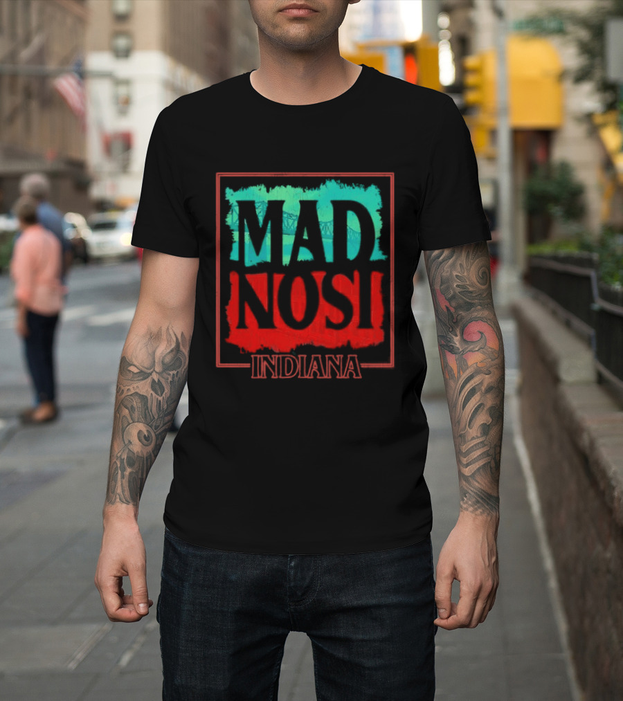 Madison Indiana Bridge Building Stranger Things T-Shirt