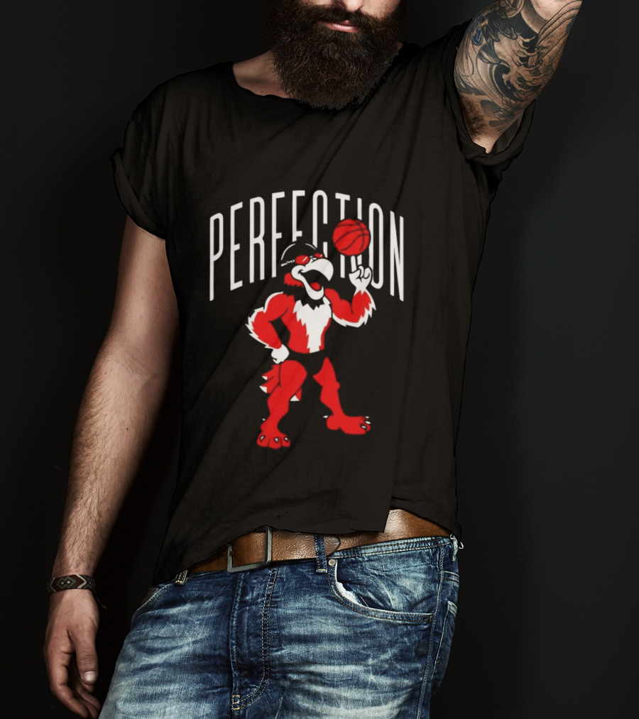 Miami RedHawks Perfection Basketball Bird T-Shirt