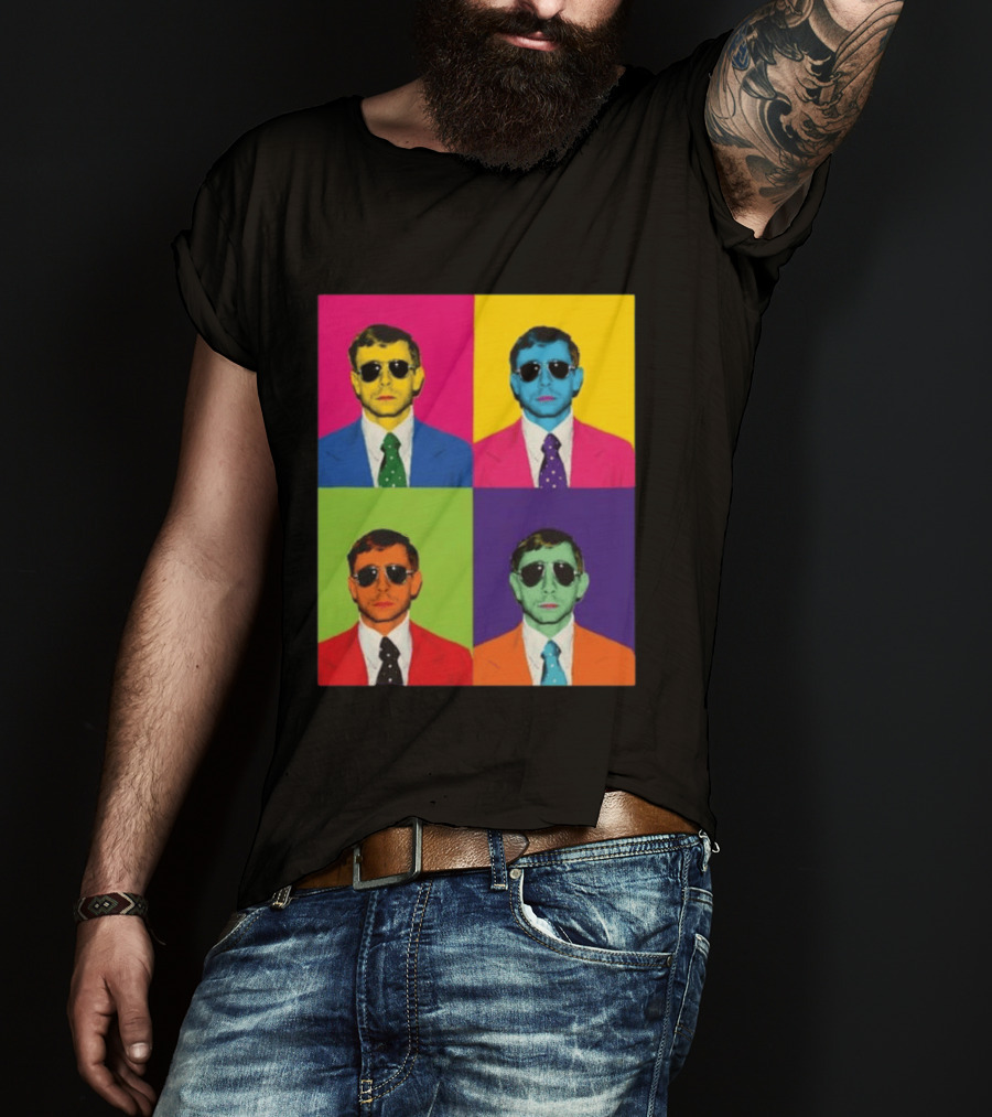 Mike Vining Pop Art Style Multicolor T-Shirt