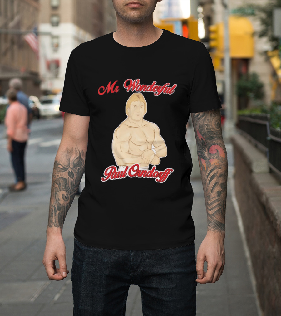 Mr Wonderful Paul Orndorff Vintage Wrestling Legend T-Shirt