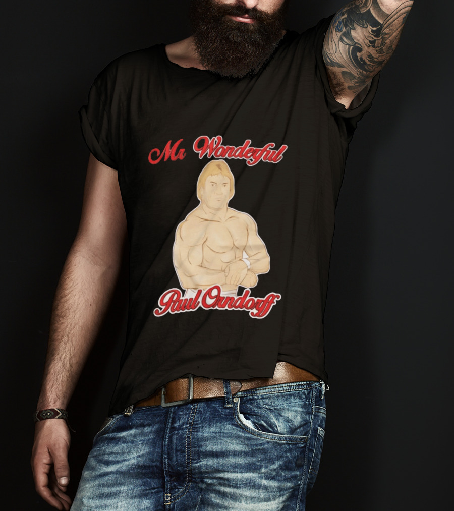 Mr Wonderful Paul Orndorff Vintage Wrestling Legend T-Shirt