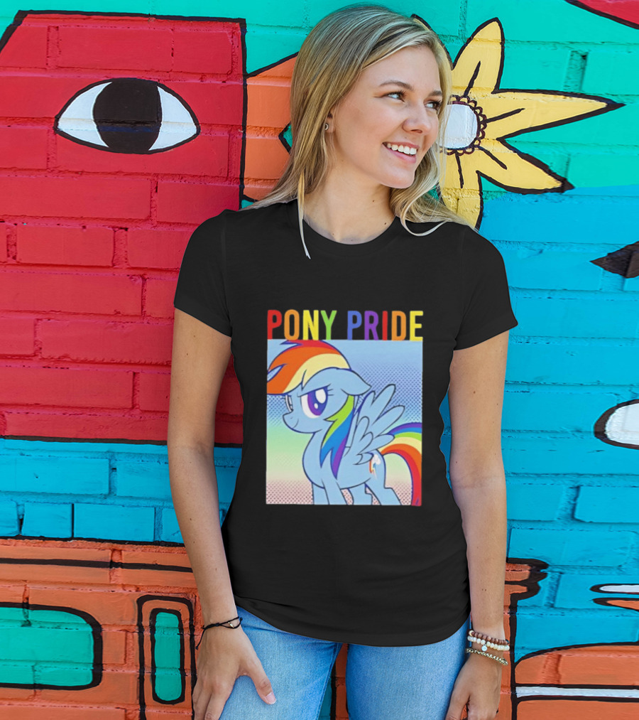 Rainbow Dash Pony Pride My Little Pony Rainbow T-Shirt