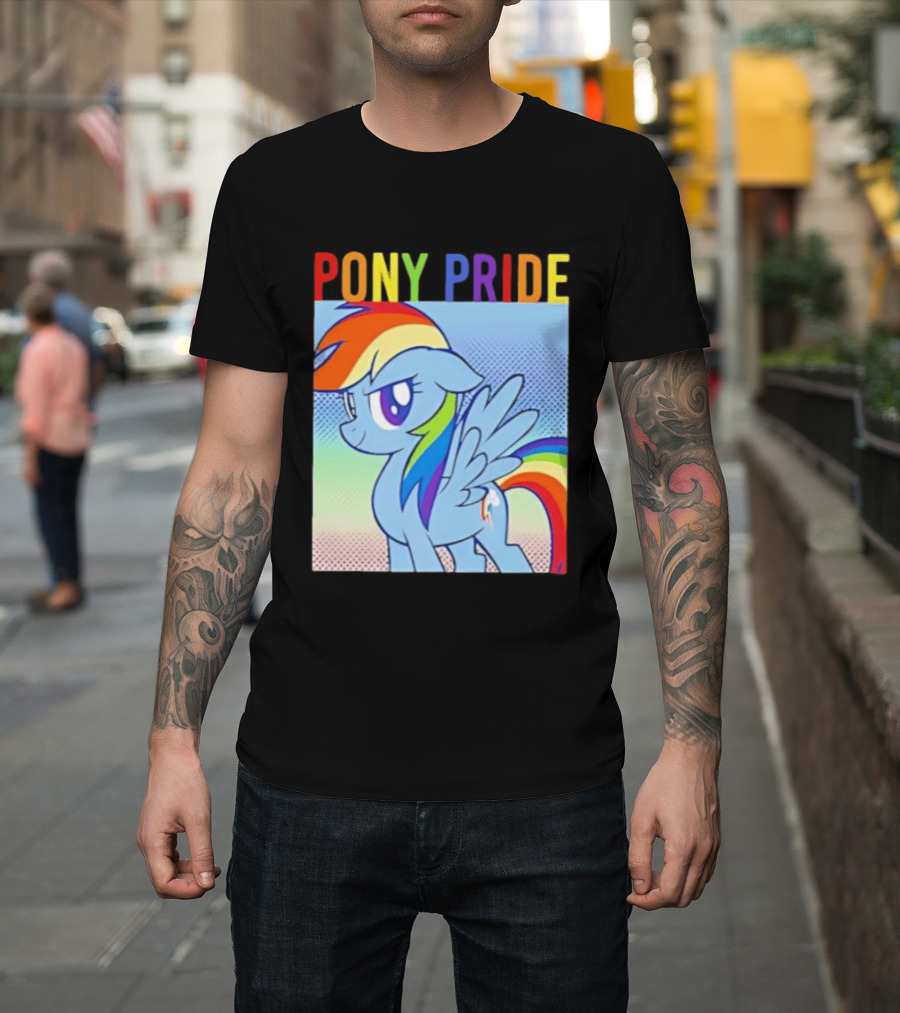 Rainbow Dash Pony Pride My Little Pony Rainbow T-Shirt