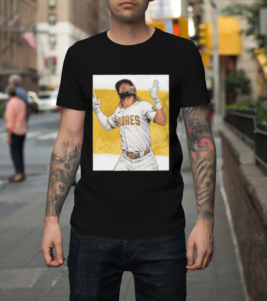 San Diego Padres Fernando Tatis Jr Nike MLB Baseball Player T-Shirt
