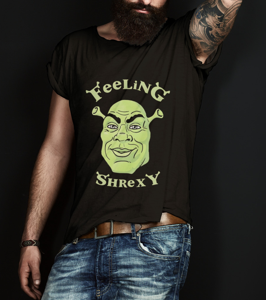 Feeling Shrexy Shrek Face T-Shirt